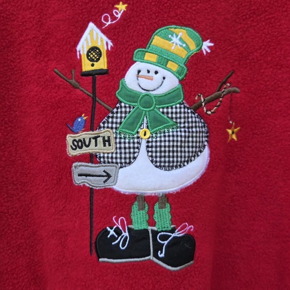 Avalon Plus Christmas Snowman Sweatshirt Size-2X - Picture 2 of 6